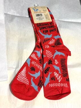 4/$15 Fun Socks, NWT, Blue Q 4/$15